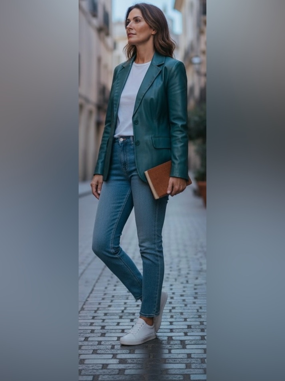 Pendleton Blue Leather Jacket - Picture 3 of 9